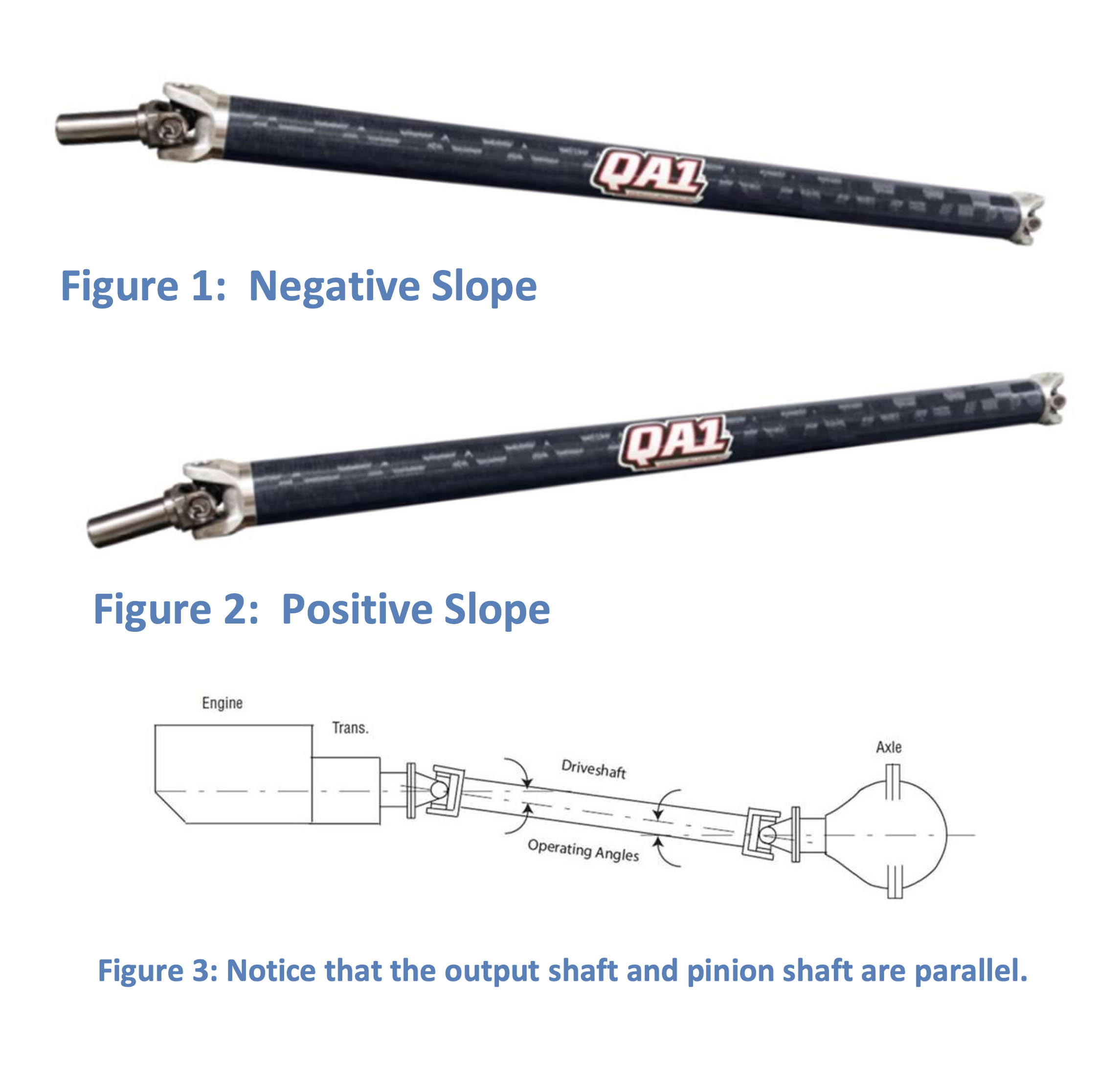 QA1 carbon fiber driveshaft pinion angle. QA1 carbon fiber driveshaft pinion angle.